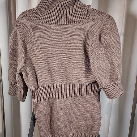 Apt. 9 Women's Cotton Blend Brown Turtleneck Sweater Size Large - Picture 5 of 9